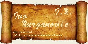 Ivo Murganović vizit kartica